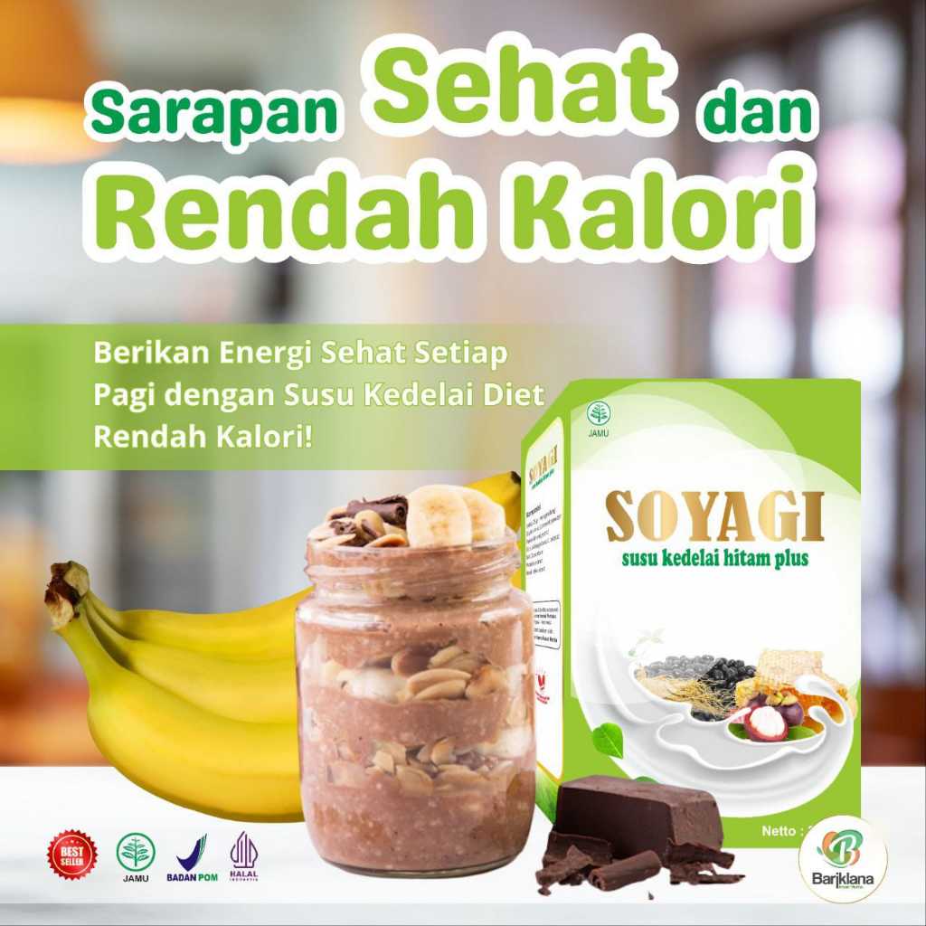 

Soyagi Susu Kedelai Hitam Plus Herbal 200gr