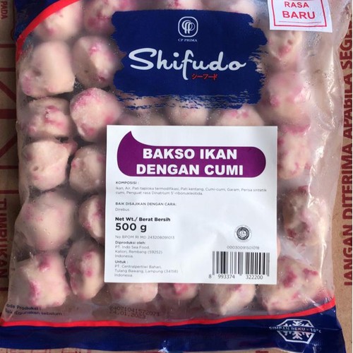 

SHIFUDO Bakso Ikan dengan Cumi 500 gram