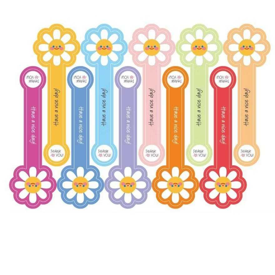 

100 PCS STIKER THANK YOU Sticker Label Thank you For you Order Stiker Hampers Hantaran box H-394