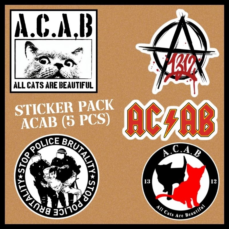 

STICKER PACK "ACAB" (5 pcs)