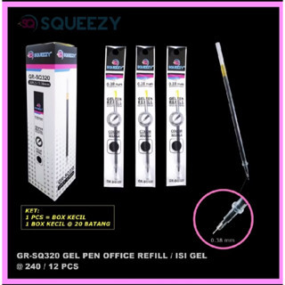 

Isi Ulang Gel Pen Karakter Cowok / Cewe Tinta Hitam 0.38mm