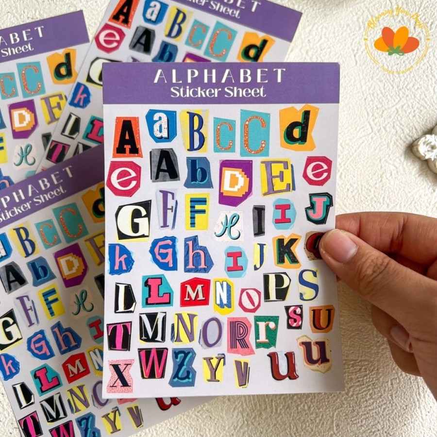 

stiker huruf jurnal alphabet sticker tiker Huruf Alphabet Sticker Deco Diy Stiker Aesthetic Nomor Stiker