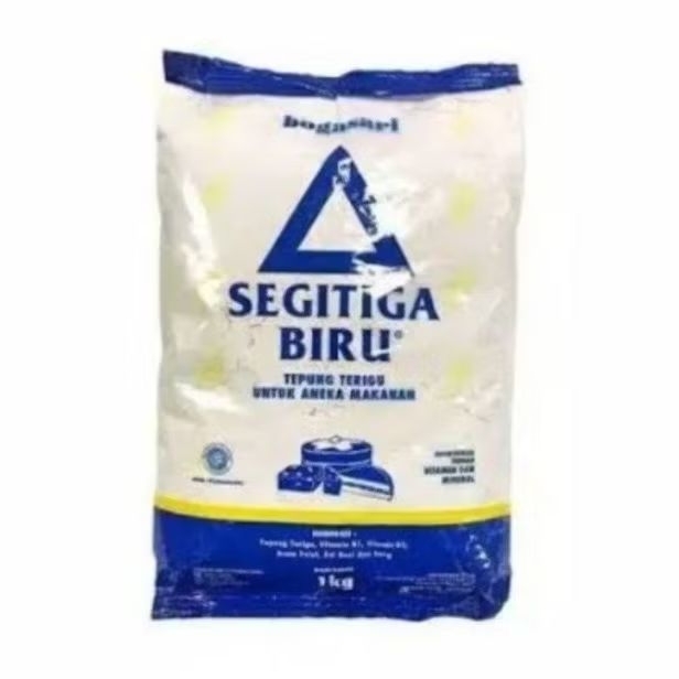 

Segitiga Biru 1KG Tepung Segitiga Protein Sedang 1kg / Tepung Segitiga Kemasan Pabrik