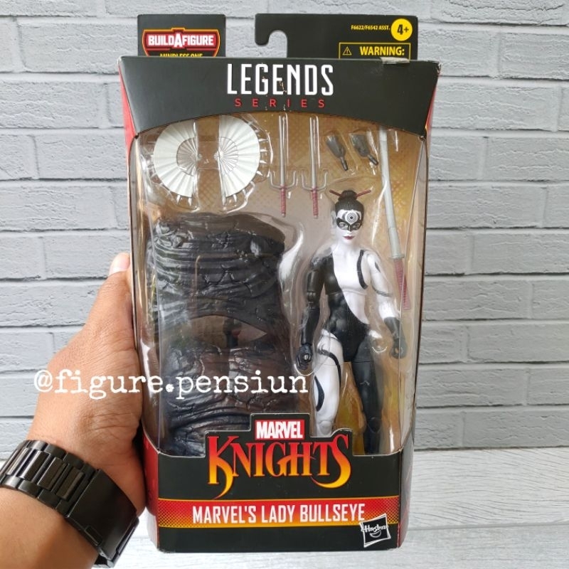 MARVEL LEGENDS LADY BULLSEYE KNIGHTS MINDLESS ONE ACTION FIGURE ORIGINAL MISB