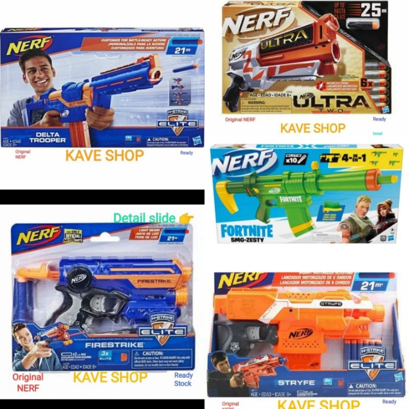 NERF Fortnite BASRR BASR-R Bolt Blaster - Fortnite AR- L - NERF Delta - NERF Ultra Two - NERF Firest