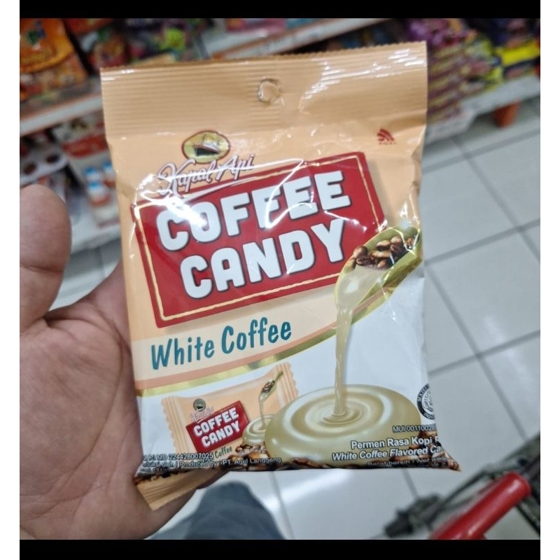 

Kapal Api white coffee candy 135gram