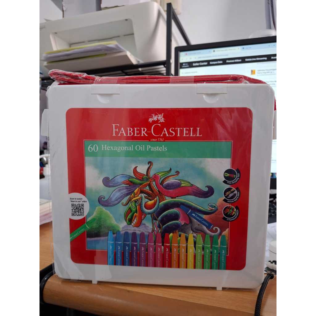 

Crayon Oil Pastels Faber Castell 60 Hexagonal Oil Pastels