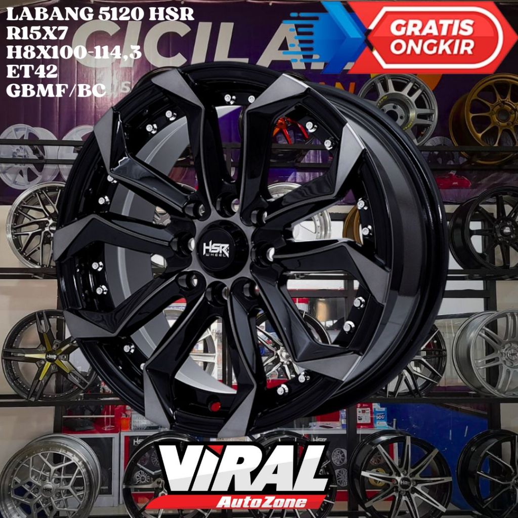 Velg Mobil Ring 15 HSR LABANG R15 UNTUK AVANZA , XENIA , CONFERO , EVALIA