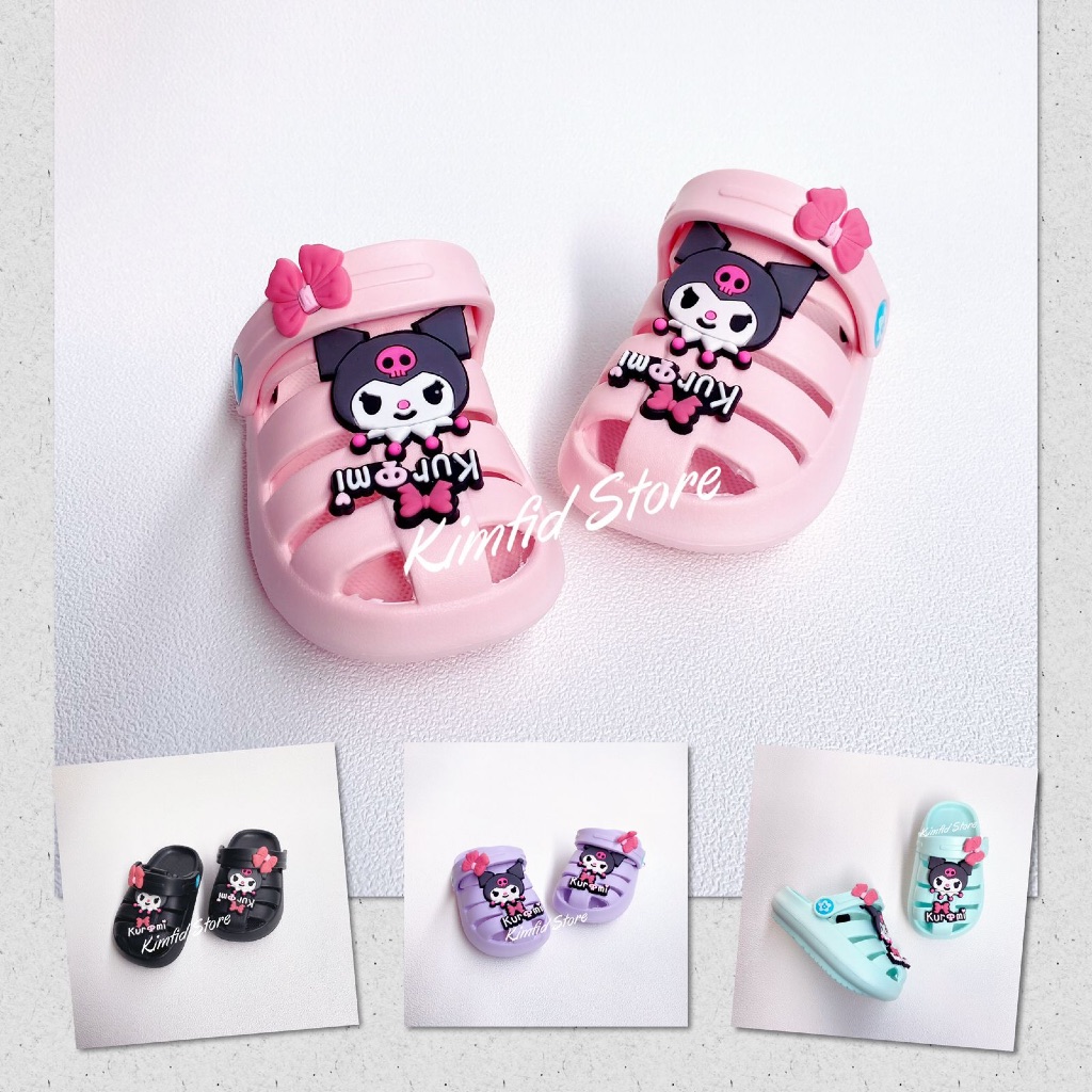 Sandal karet anak selop kuromi karet porto 3047K