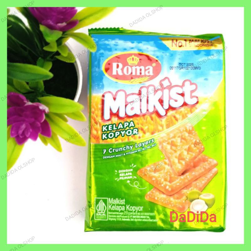 

Roma Malkist kelapa kopyor 213 g