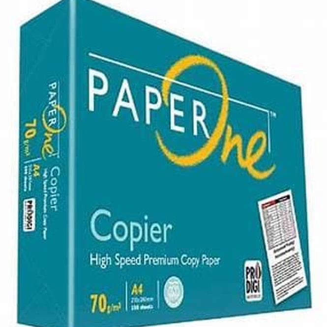 

Ready Stock KERTAS HVS A4 75 PAPER ONE 1RIM N7