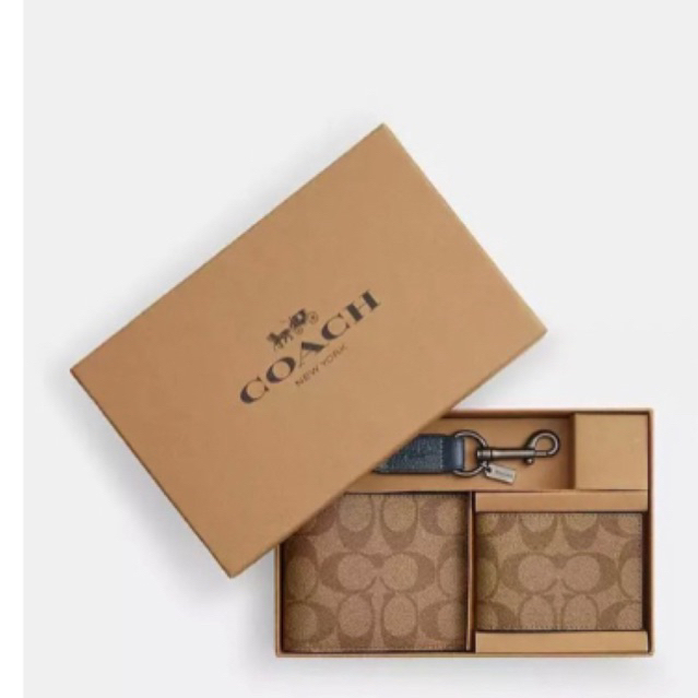 COACH Wallet Men Gift box Original
