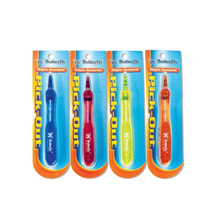 

Stapler Remover Butterfly / Pembuka Staples / Pencabut Staples