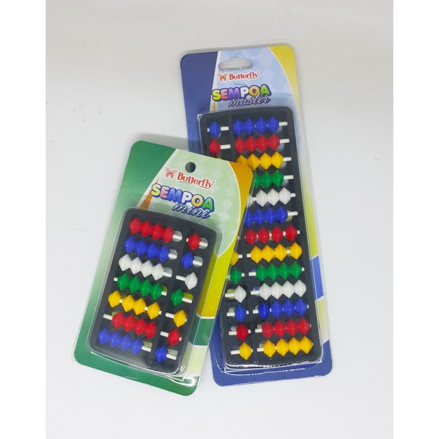 

Butterfly Mini & Master Sempoa / Alat Menghitung