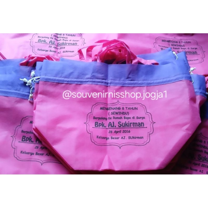 TERMURAH Tas genduri/tas berkat spoonbon custom /tas 1000harian