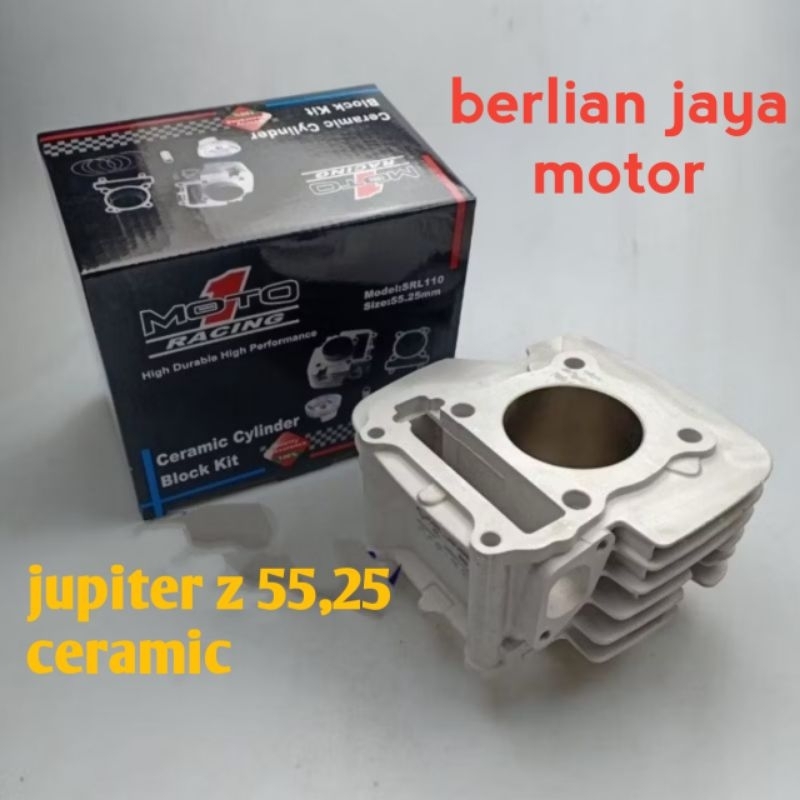 cylinder blok seher only keramik moto 1 uk 55,25 buat motor jupiter z/vega R new