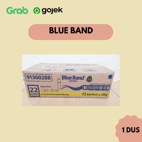 

Blue Band Sachet Serbaguna 20 Gram - 72 Sachet (1 Dus)