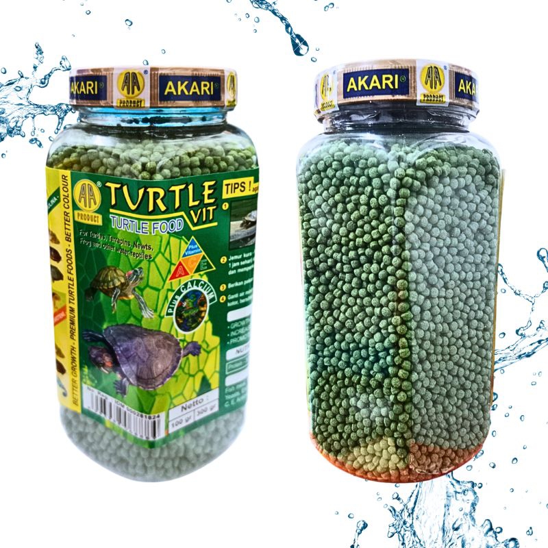 Makanan kura kura AKARI AA TURTLE VIT 300GR