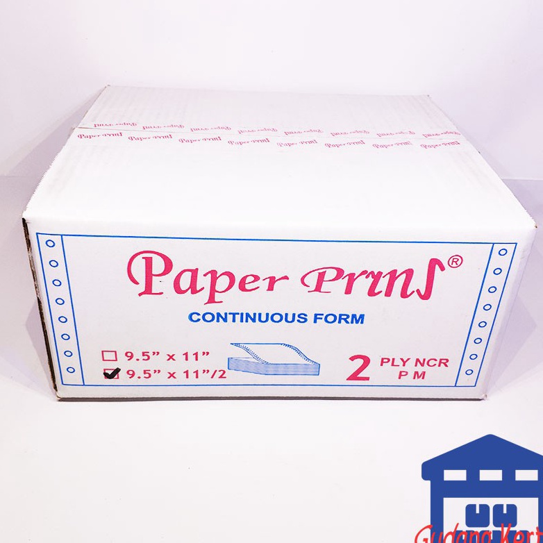 

yeReady Stock CONTINUOUS FORM 912 X 112 2PLY PAPERPRYNS BAGI 2 N86