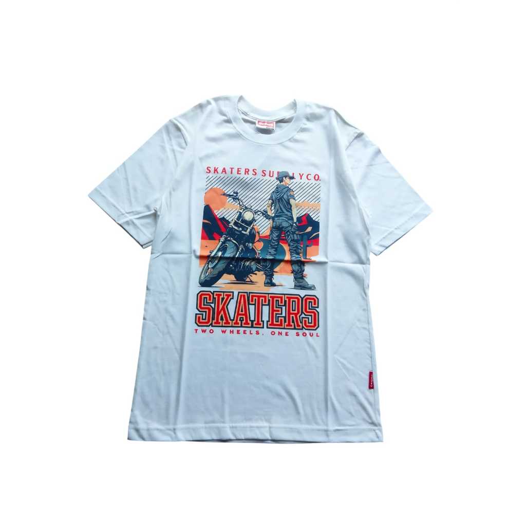 Kaos Tangan Pendek T-Shirt Pria 100% Original Skaters