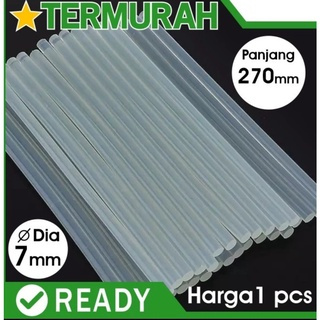 

10 Pcs Isi Refill Lem Tembak Glue Gun Kecil Lem Bakar Lilin 0.7 CM x 27 CM
