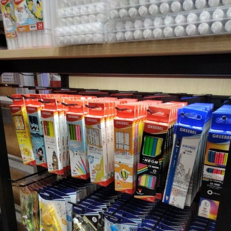 

(12pcs) Pensil greebel 2B