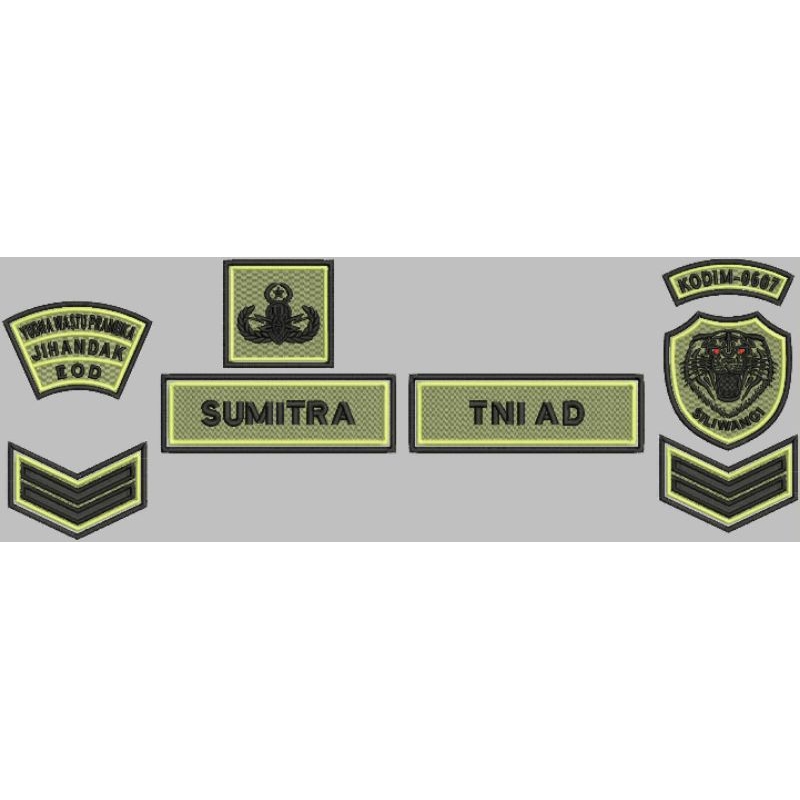 Atribut PDL NKRI TNI-AD request
