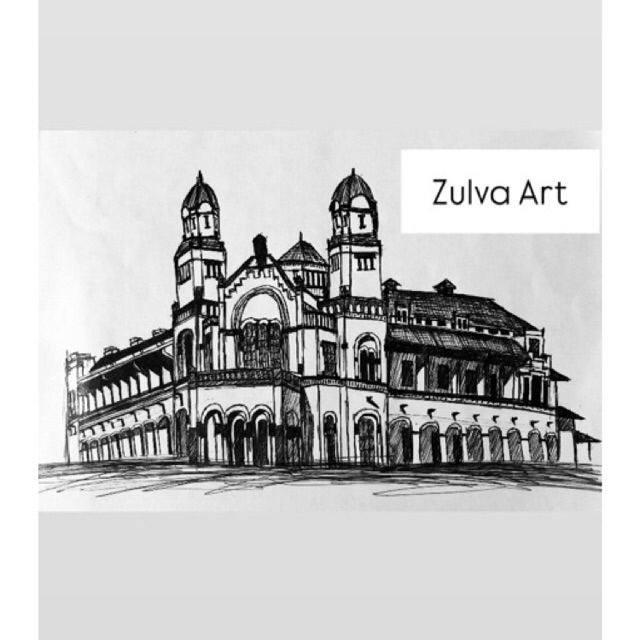 

Gambar Tangan Sketsa Gedung Lawang Sewu