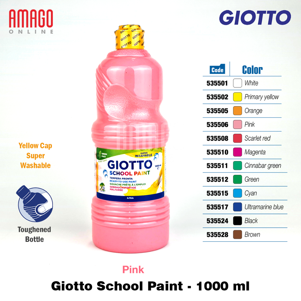 

Cat Air Cat Poster GIOTTO School Paint 1000 ml - 1 liter - Pink - 535506