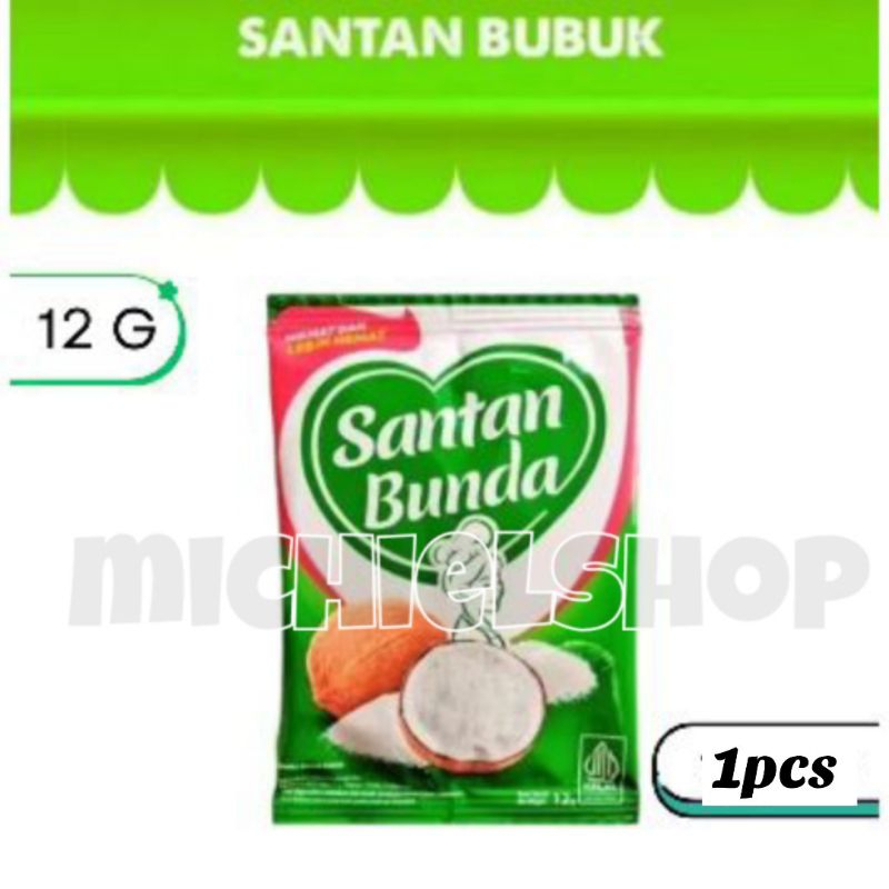 

Sasa Santan Bubuk Santan Bunda 12grx1pcs