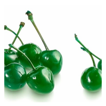 

GREEN Cherry Ceri Hijau Tangkai Batang Topping Cake Black Forest isi10