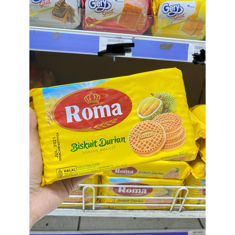 

ROMA BISKUIT DURIAN 300g