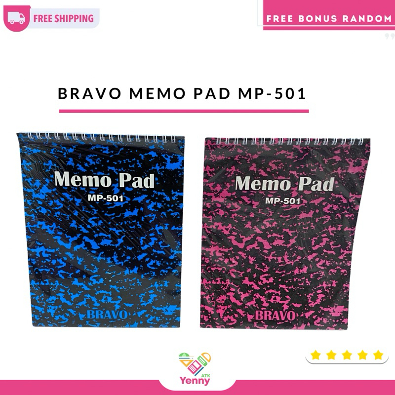 

Bravo Memo Pad Notebook 501 Bravo (pcs)