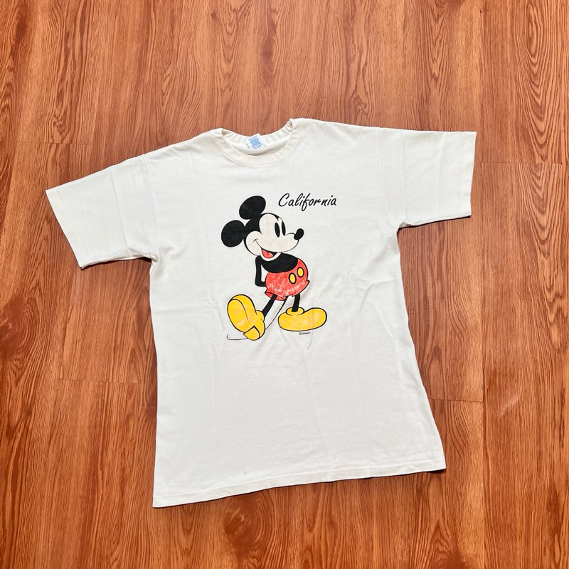 kaos mickey vintage single stitch made in usa
