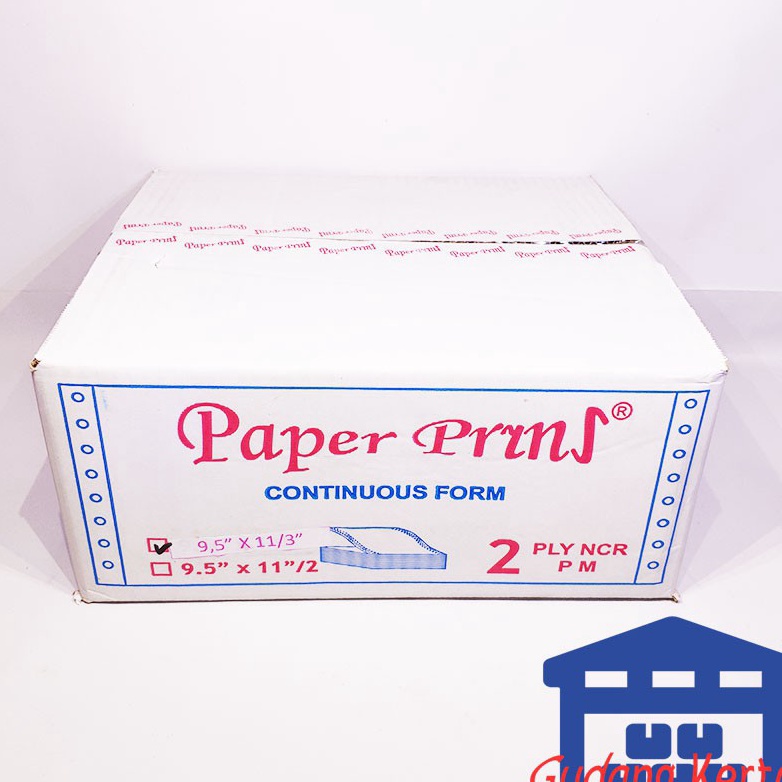 

Dijual Murah CONTINUOUS FORM 912 X 113 2PLY PAPERPRYNS BAGI 3 PDAMPLN R67