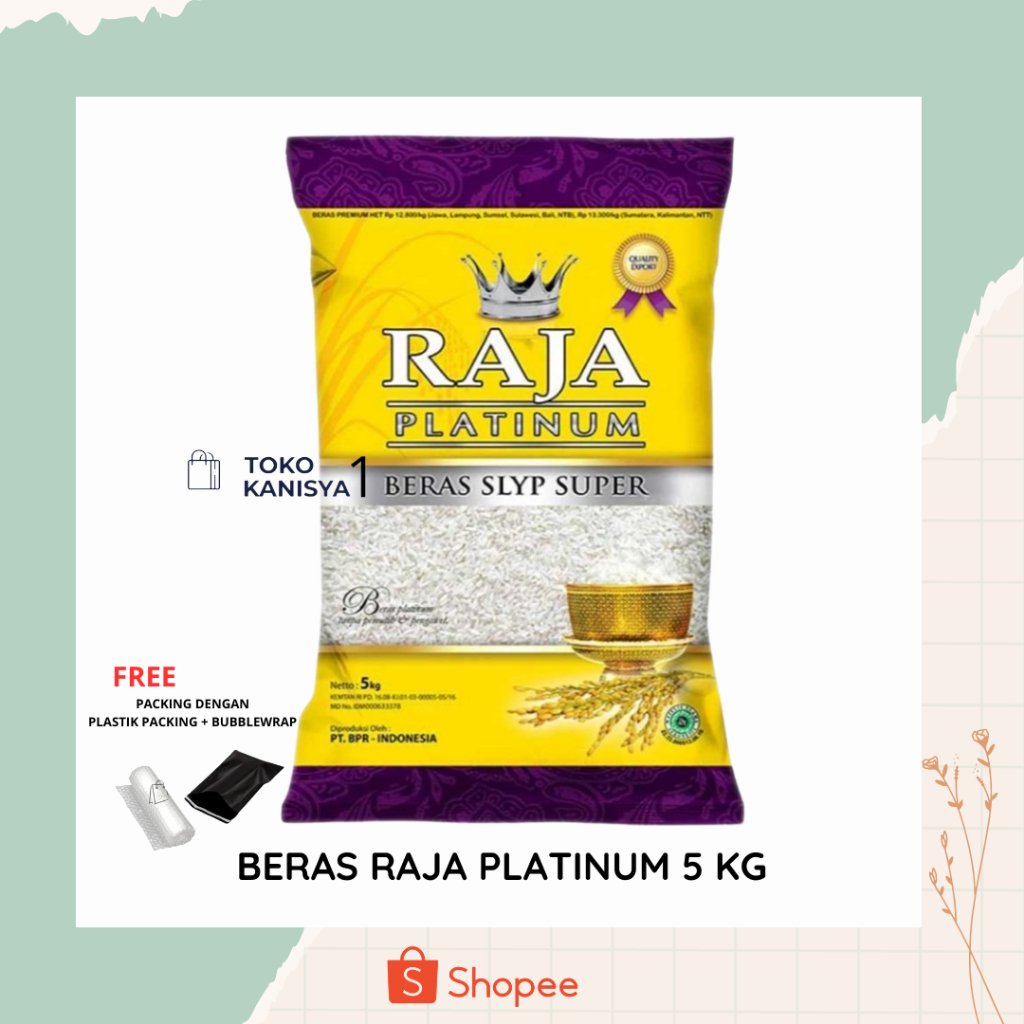 

Beras Raja Platinum Premium 5 kg - tokokanisya1