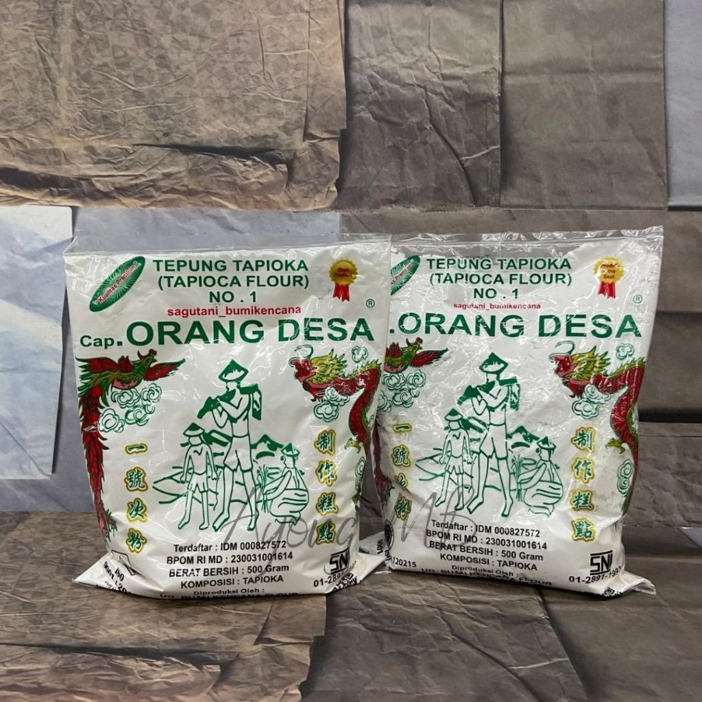 

TEPUNG TAPIOKA CAP ORANG DESA 500GR