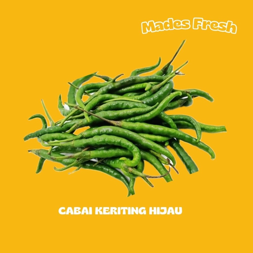 

Cabai Hijau Keriting MadesFresh