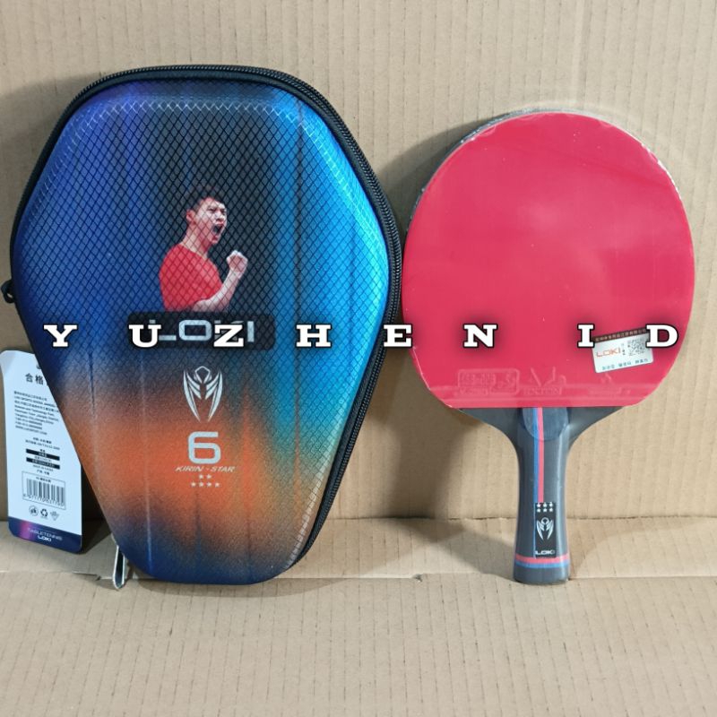 Bet/Bat Pingpong Tenis Meja Loki 6 Star Carbon Original