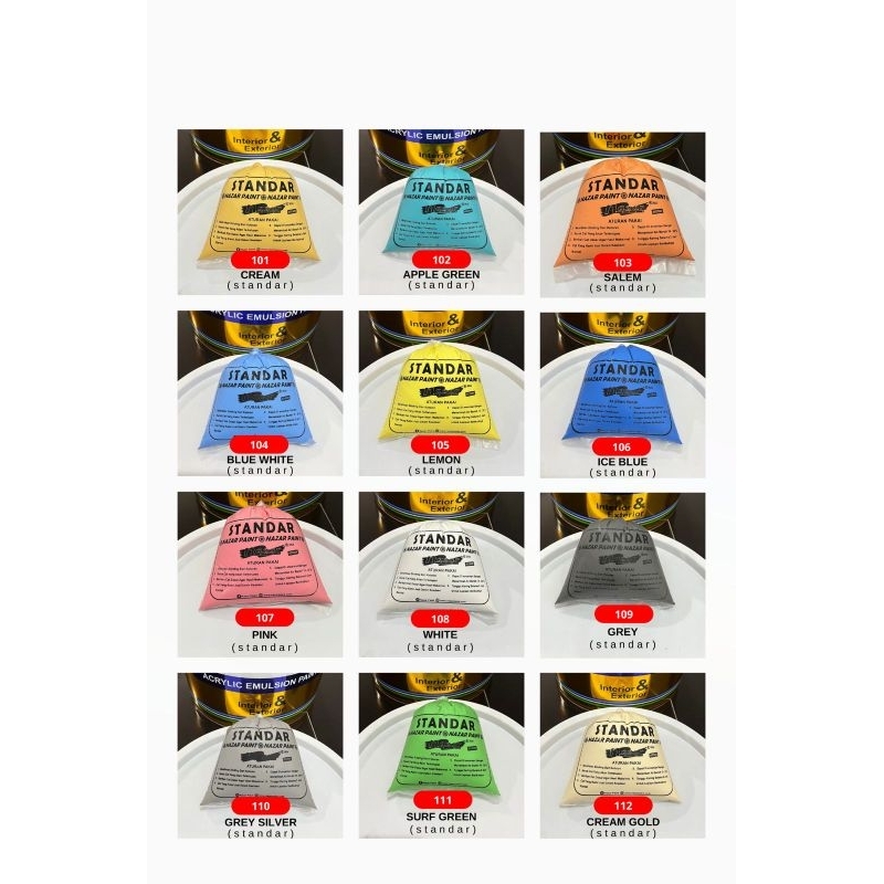 Cat kiloan cat tembok standar original NAZAR PAINT