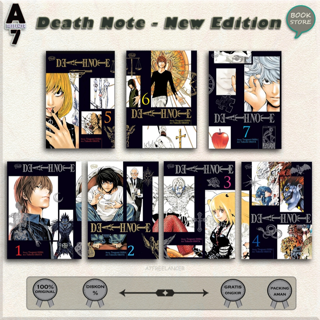 Komik Death Note - New Edition Vol 1 - 7 end