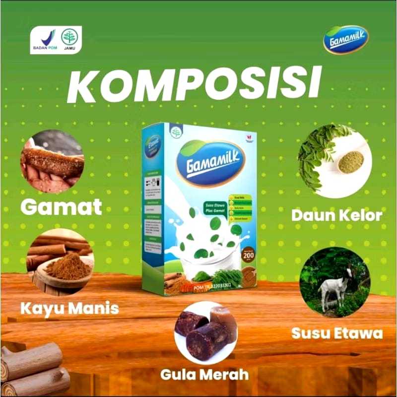 

DAPATKAN !!! GAMAMILK - Susu Etawa Ekstrak Daun Kelor membantu meredakan Rematik dan Asam Urat HALAL & BPOM