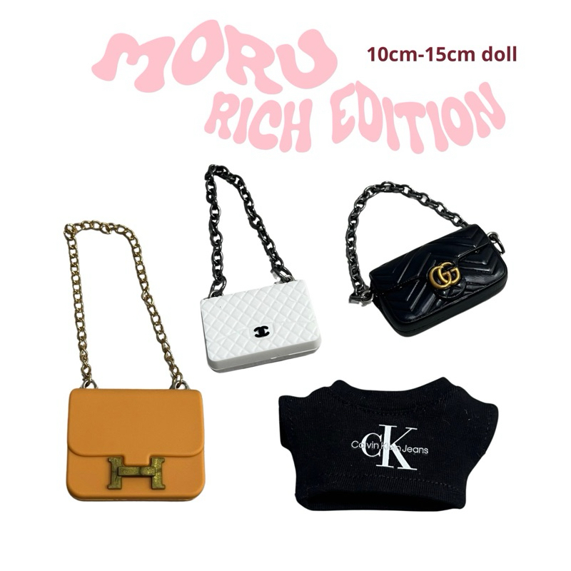 Moru Rich Clothes by Milky Moru | baju boneka 10cm mahal