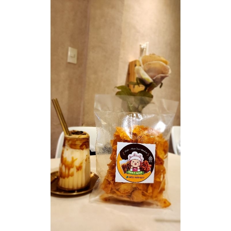 

Keripik singkong pedas manis 250gr