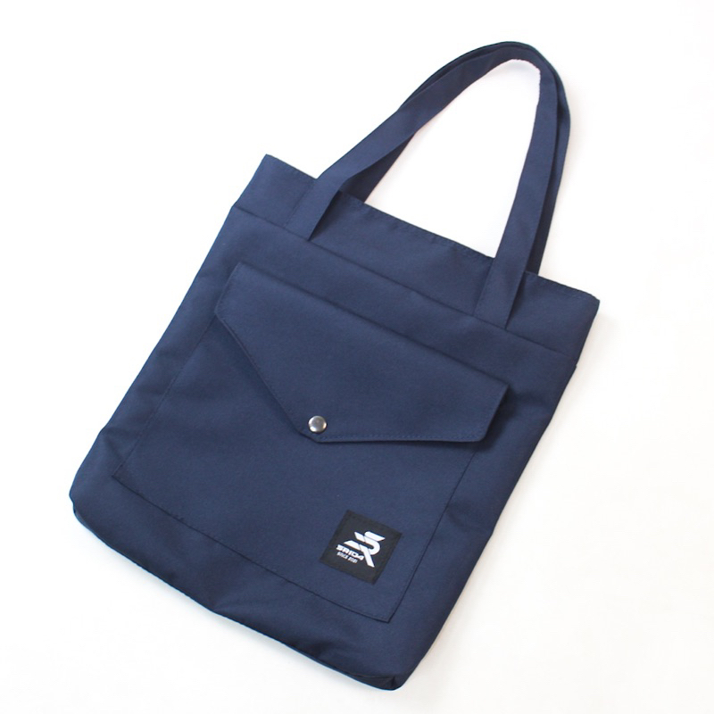 SR104 TOTEBAG KANVAS POCKET TAS BAHU KANVAS TOTEBAG POLOS
