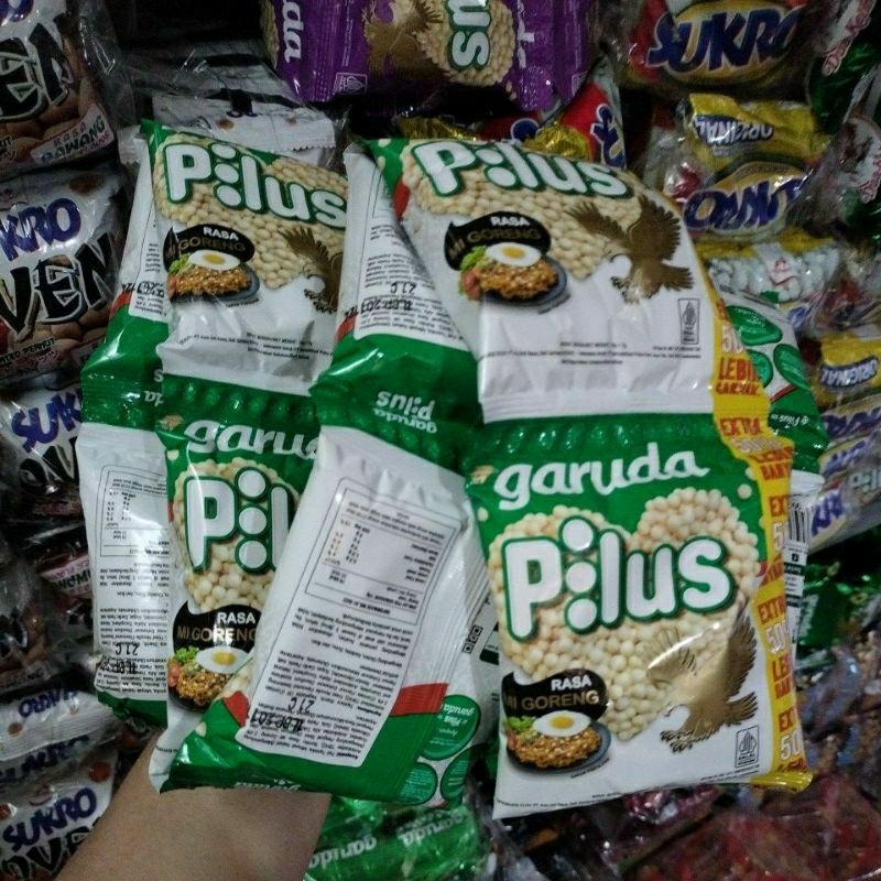 

garuda pilus rasa mie goreng 1renceng isi 10pcs