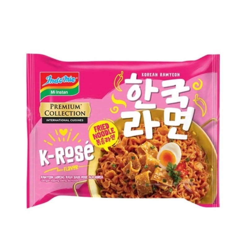 

Indomie Premium Korean Rose/Mie Instant 85gr