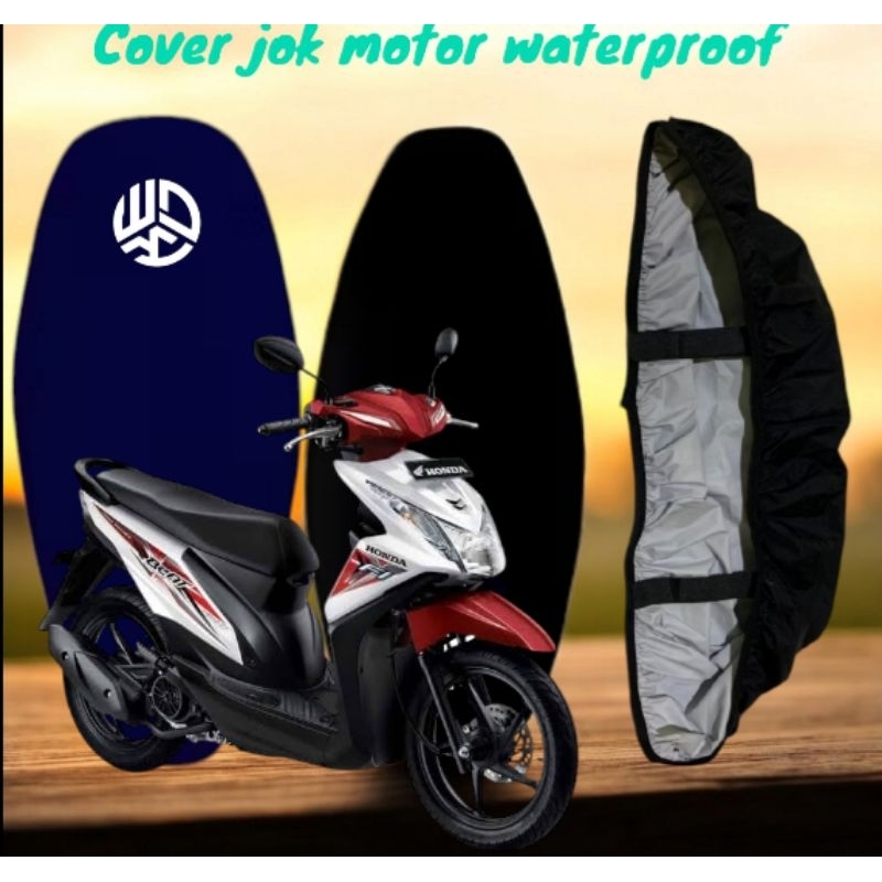 cover jok motor sarung jok motor Honda Beat fi Anti cakar kucing waterproof 100%