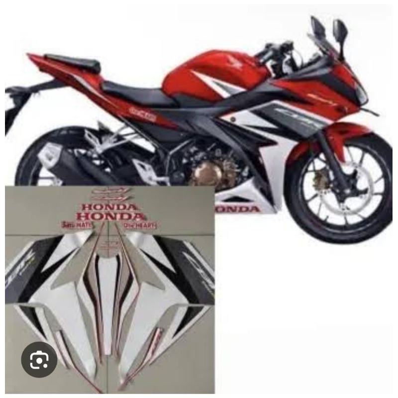 STIKER STRIPING LIS BODY STANDAR ORI HONDA CBR 150 R PASELEF 2016/2017 FUL SET body motor