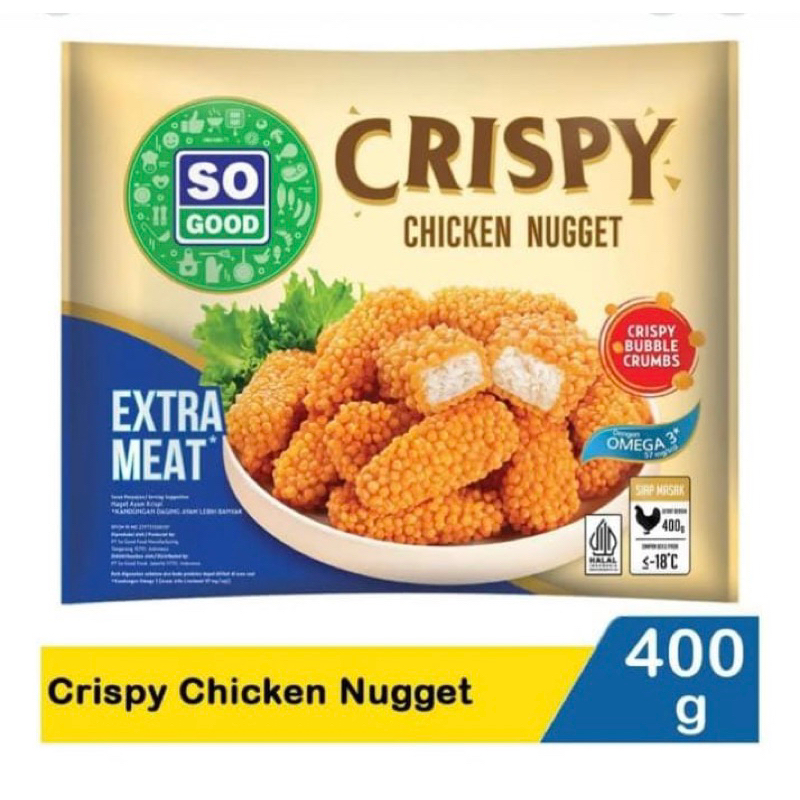 

CRISPY CHICKEN NUGGET SO GOOD 400GR